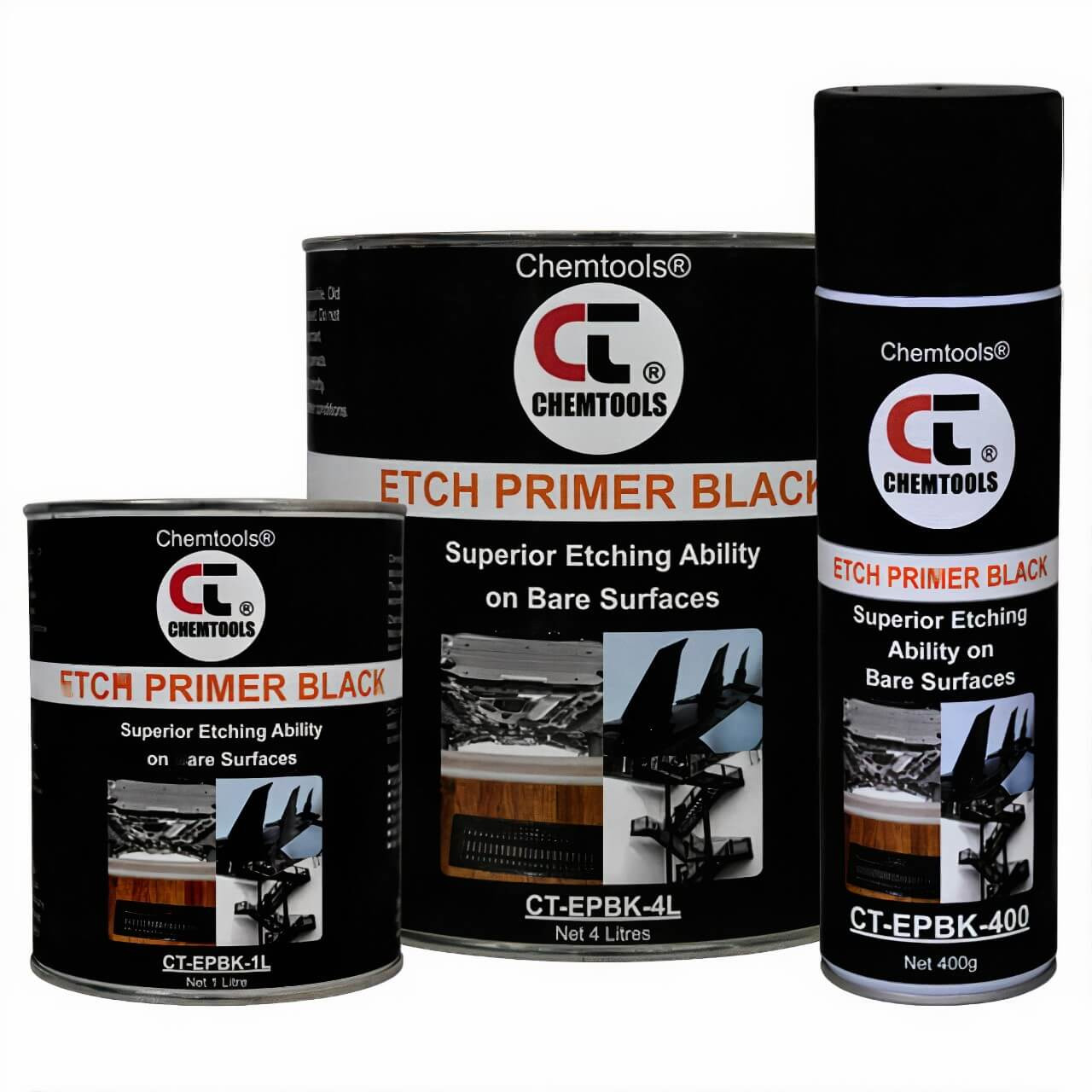 CT Etch Primer Black 400g Aerosol