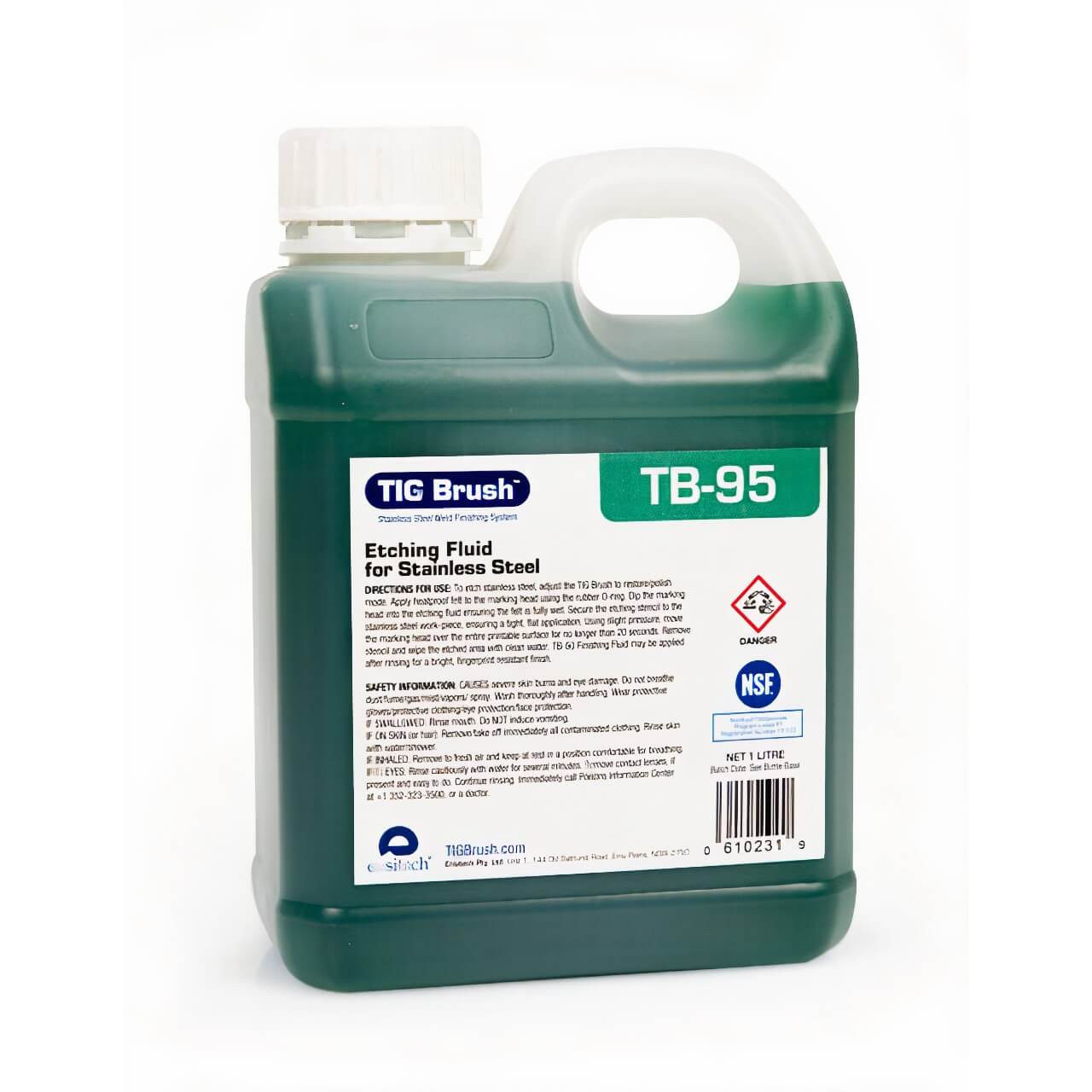 Tig Brush TB-95 Etching Fluid 1 Litre