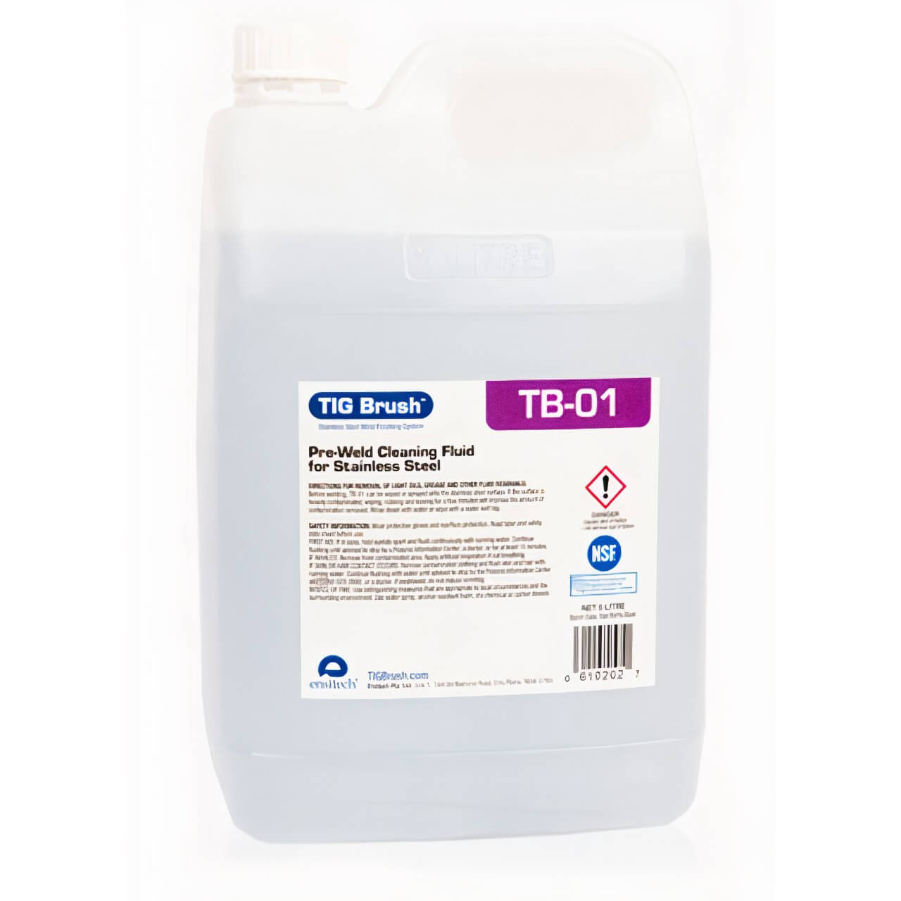 Tig Brush TB-01 Pre-Weld Cleaning Fluid 5 Litre
