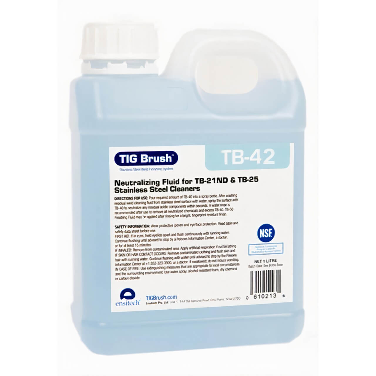 Tig Brush TB-42 Neutralising Fluid 1 Litre