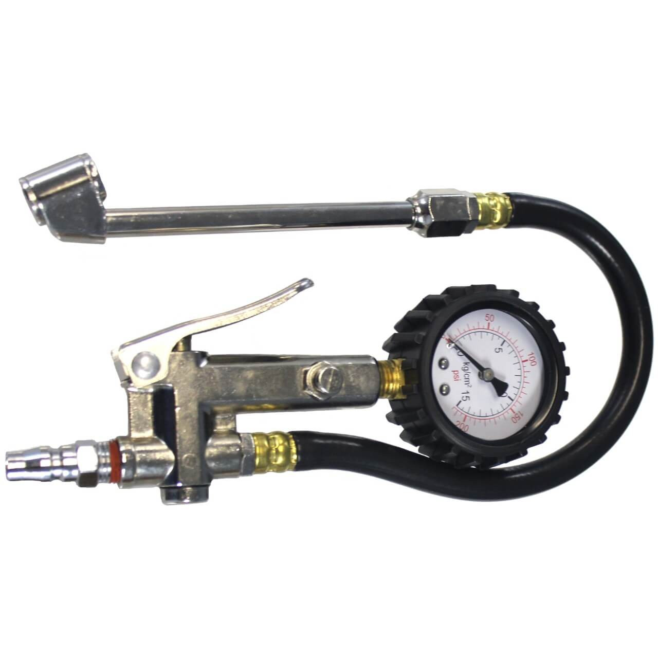 Tyre Inflator with 1/4” Pressure Gauge
