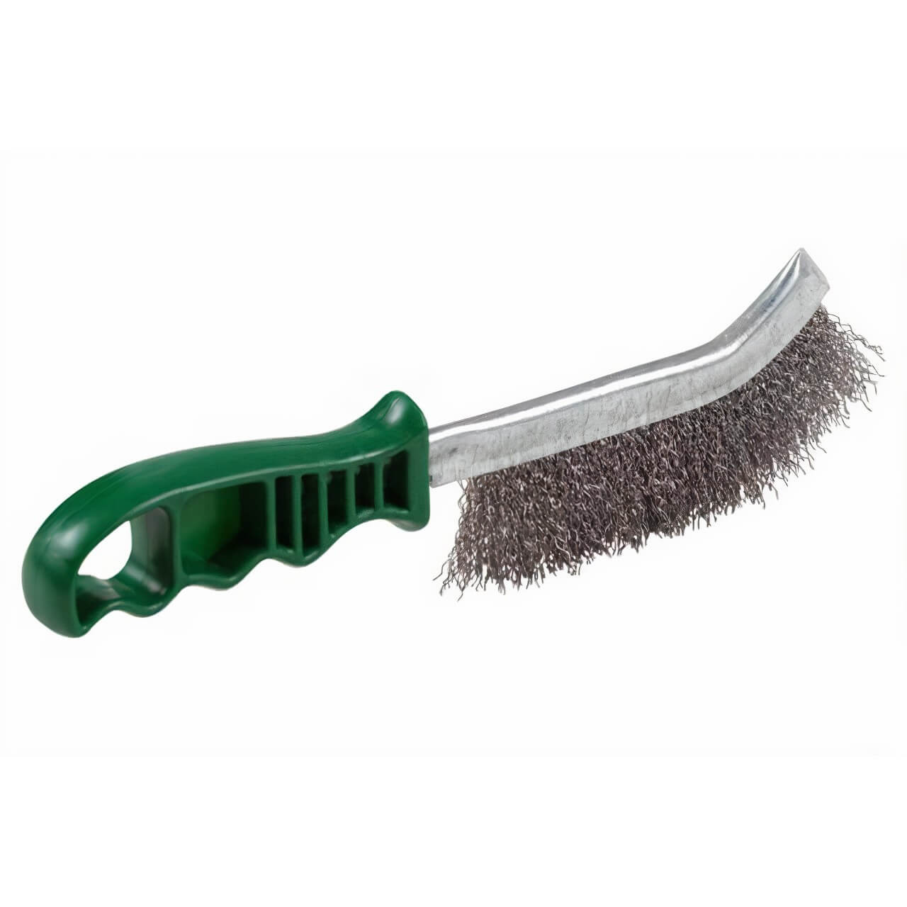 Hand Brush S/S 1R Plastic Handle (Green)