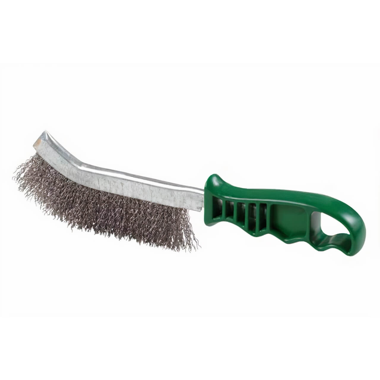 Hand Brush S/S 1R Plastic Handle (Green)