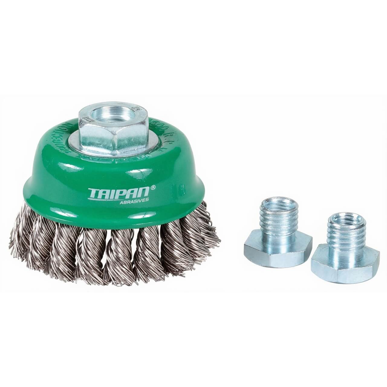 75mm S/S Twist Knot Cup Brush M14x2 / M10x1.5