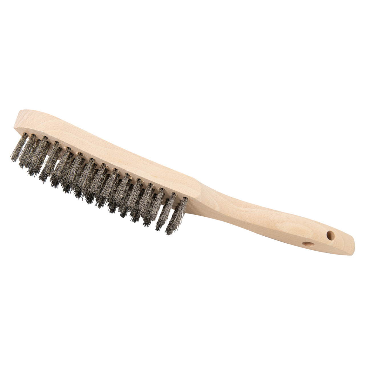 Hand Brush Steel 4R Wood Handle