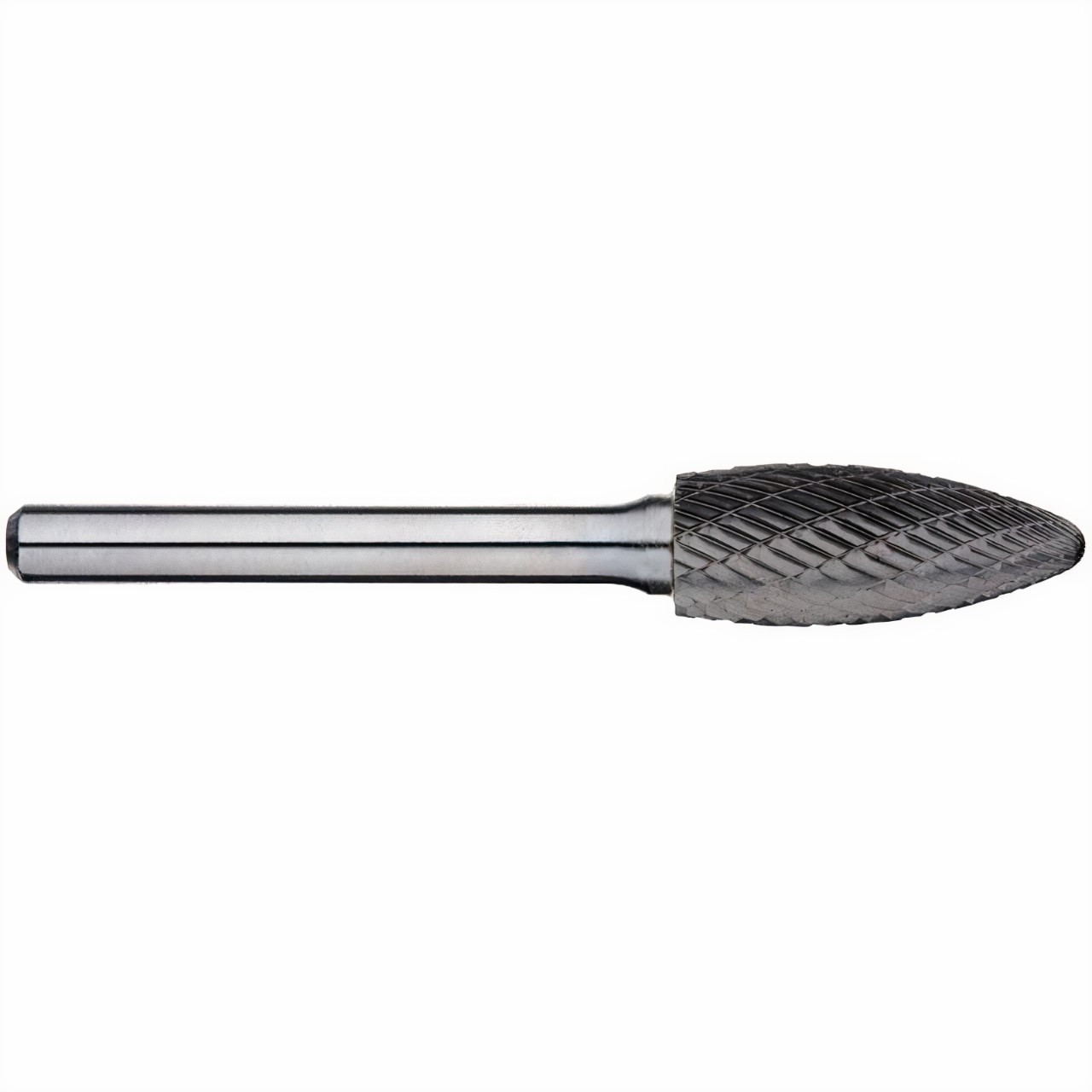 Alpha 5/16x3/4 Flame Shape Carbide Burr 1/4 Shank