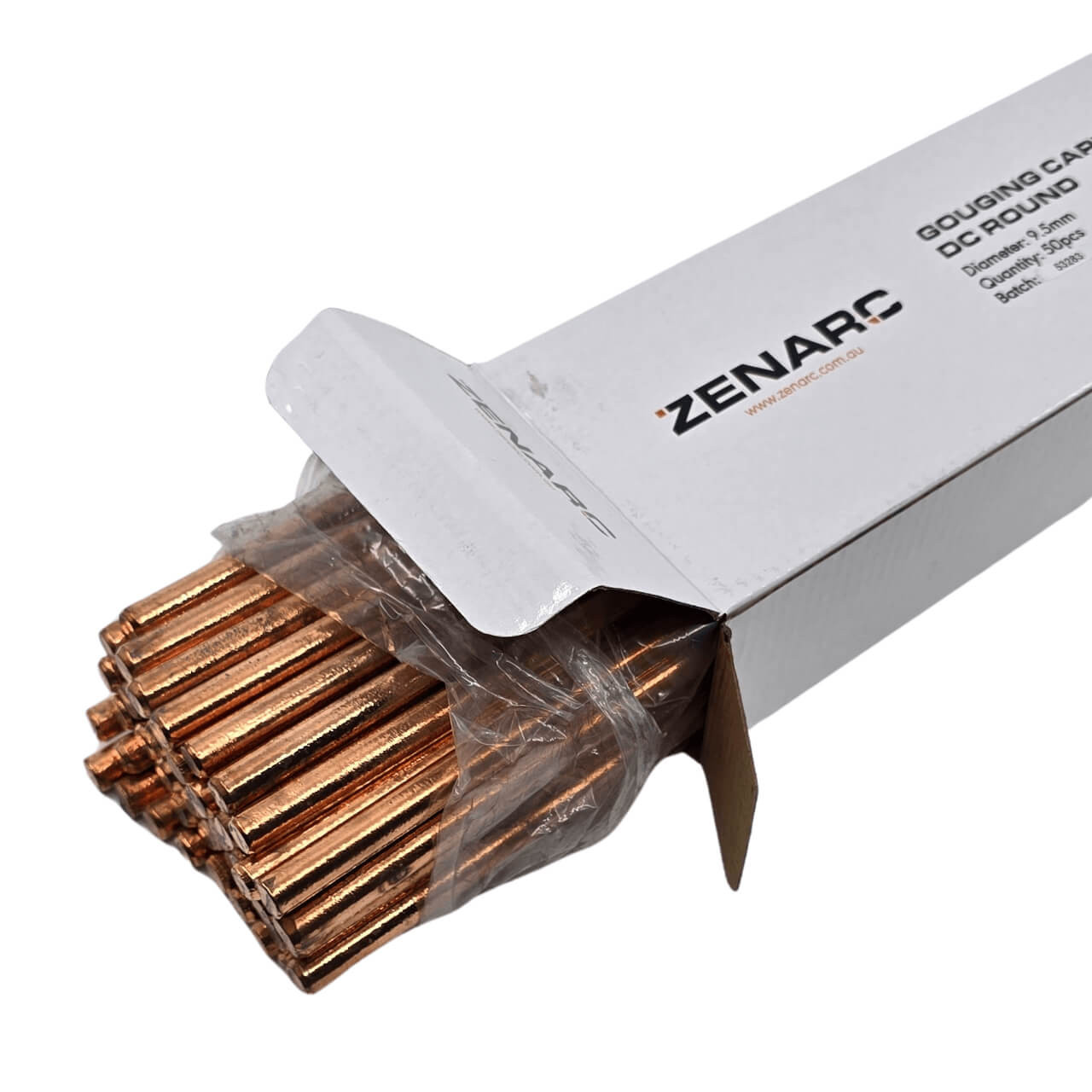 Zenarc 9.5mm DC Gouging Carbons 50pk