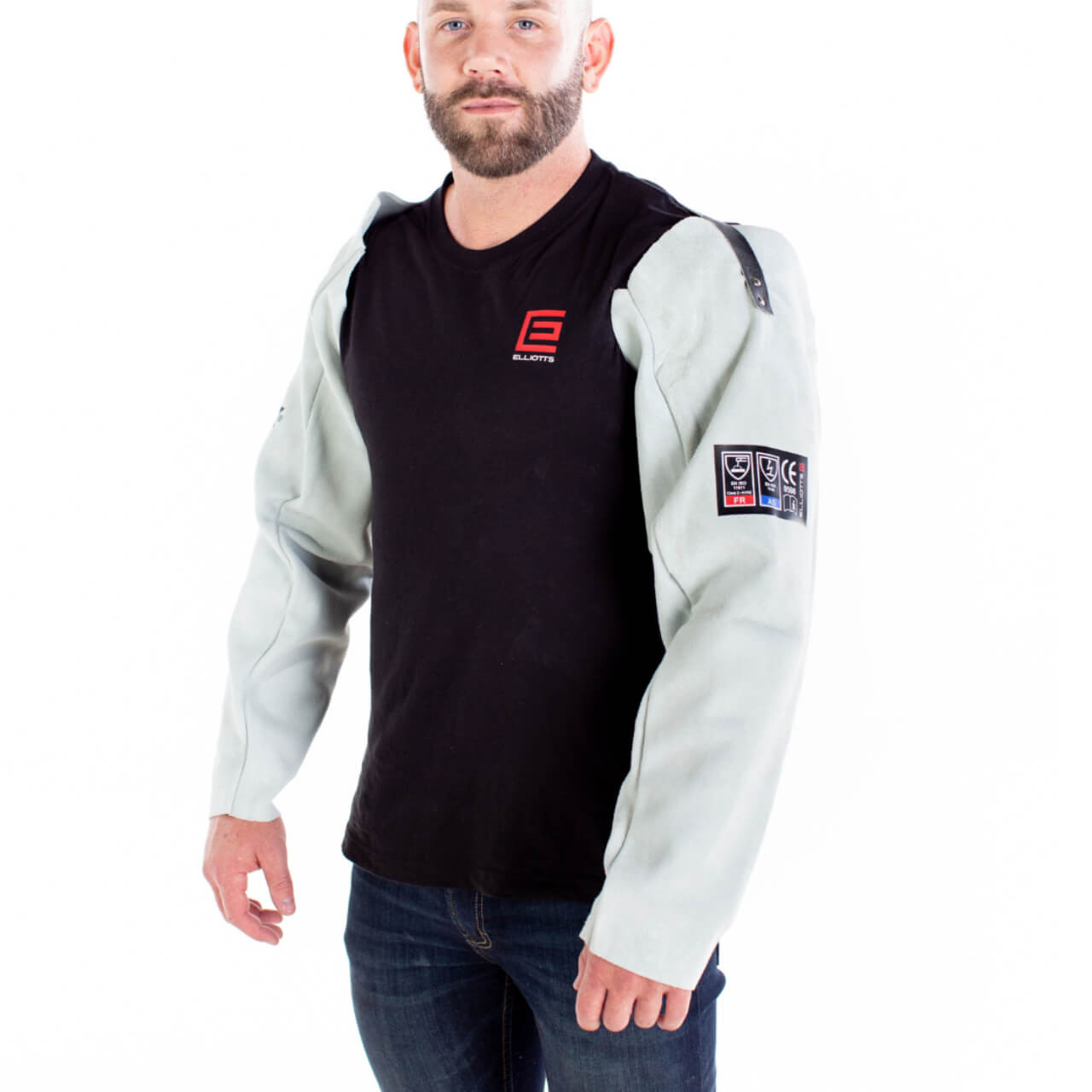 Chrome Leather Welding Sleeves (Arms only) Chrome Leather Welding Sleeves (Arms only)