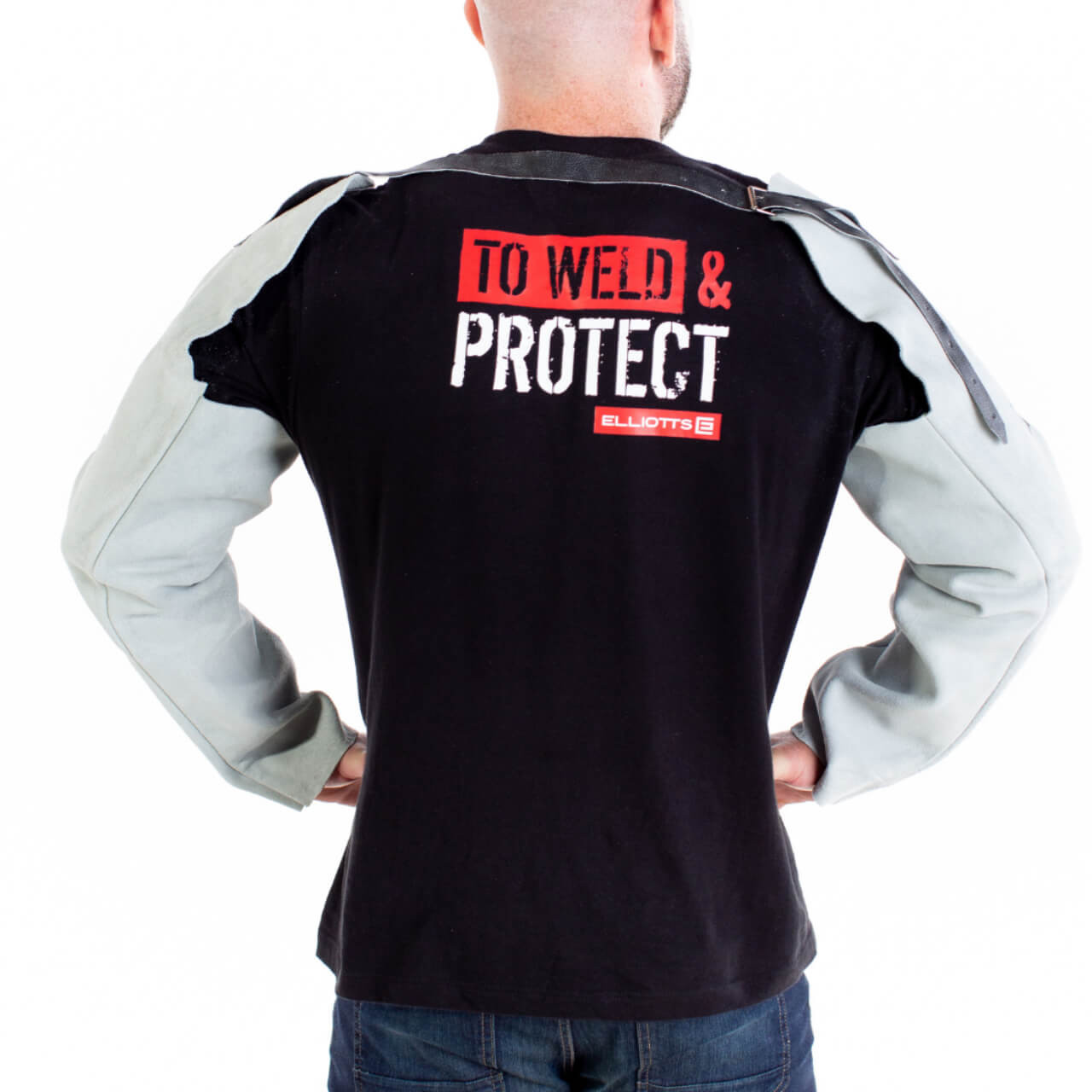 Chrome Leather Welding Sleeves (Arms only)