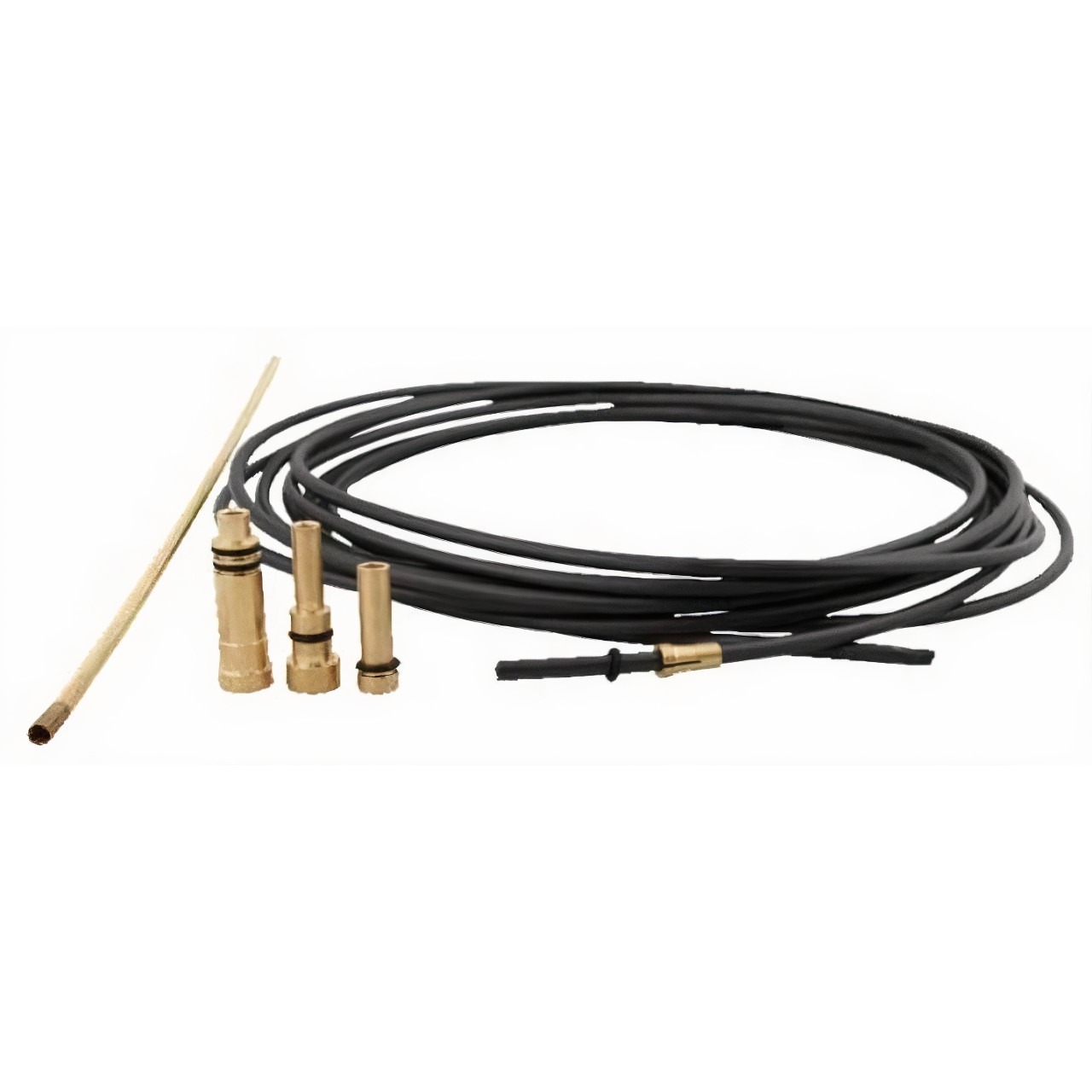 Universal Carbon PTFE Liner 1.2-1.6mm inc Brass Neck
