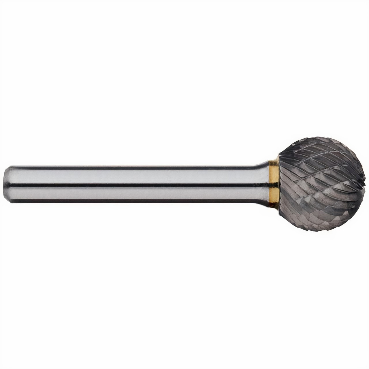 Alpha 3/8x5/16 Ball Shape Carbide Burr 1/4 Shank