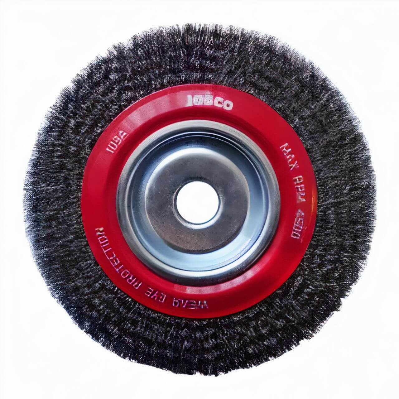 Josco Tomcat 200x20mm Multi-Bore Crimped Wheel Brush Josco Tomcat 200x20mm Multi-Bore Crimped Wheel Brush