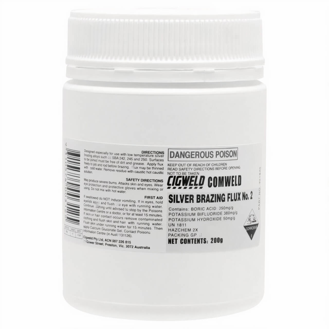 Comweld Silver Brazing Flux No 2 200g
