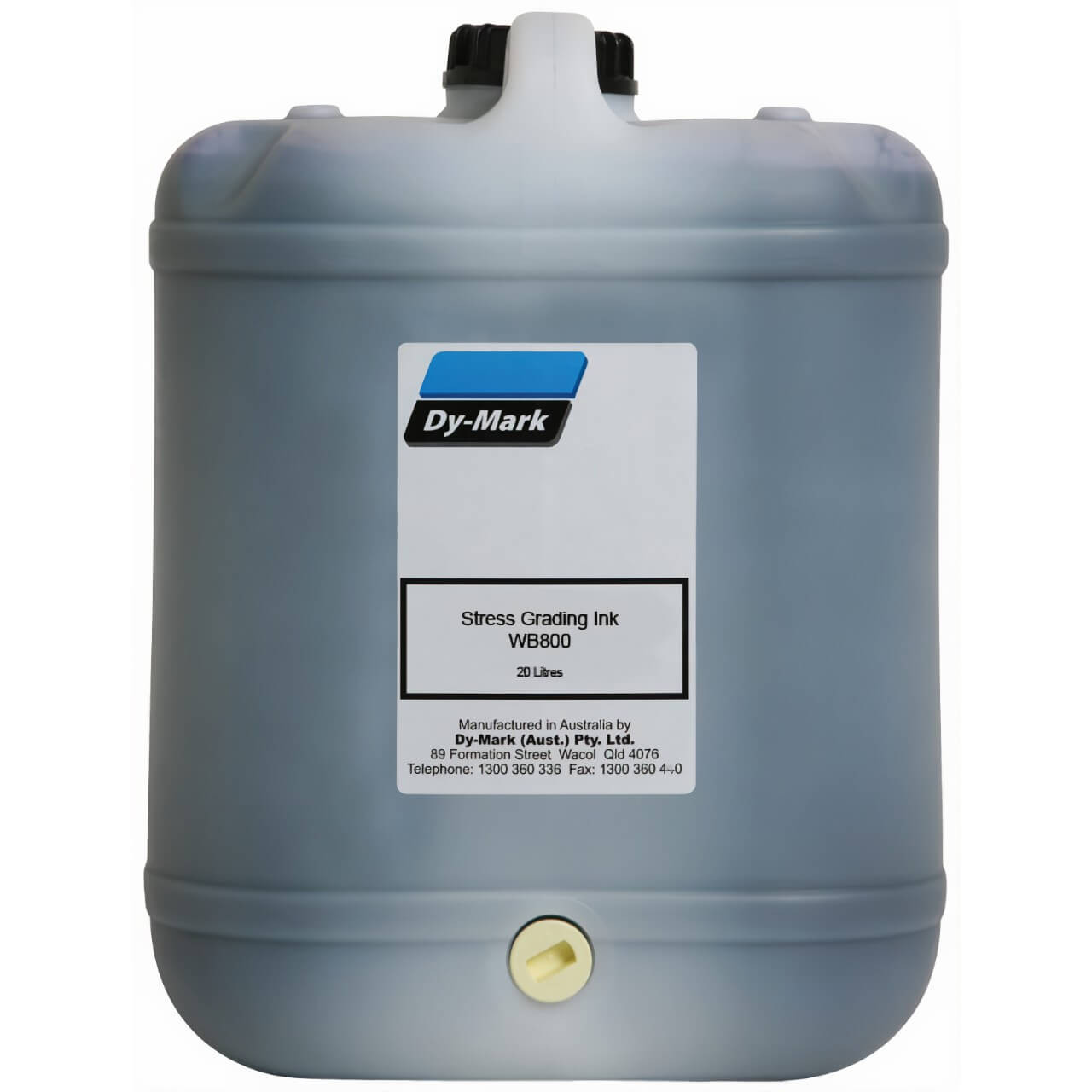 Dy-Mark Stress Grade Ink WB800 Black 20L