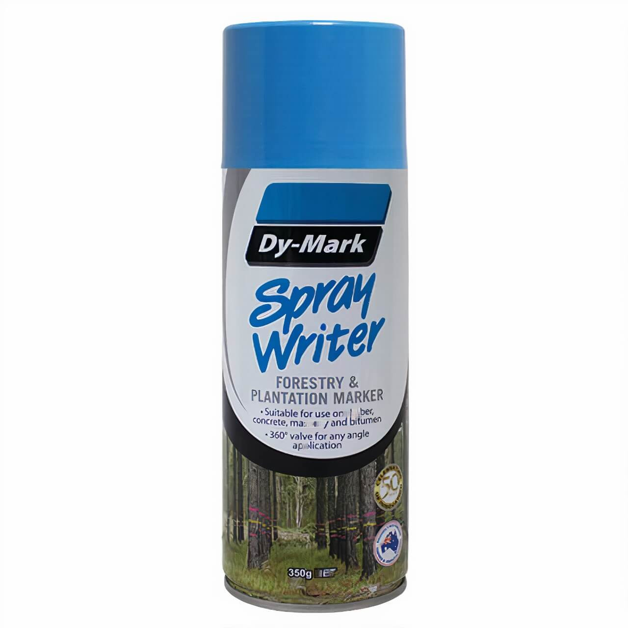 Dy-Mark Spray Writer Fluro Blue 350g