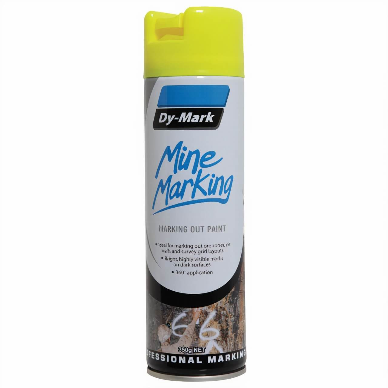 Dy-Mark Mine Marking Vert Fluro Yellow 350g