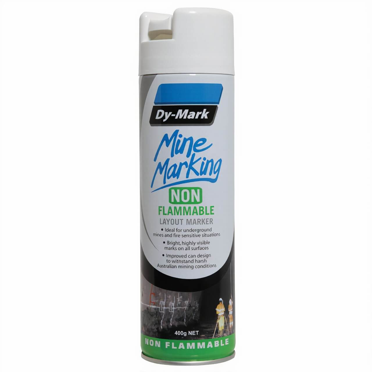Dy-Mark Mine Marking NF Vert White 400g