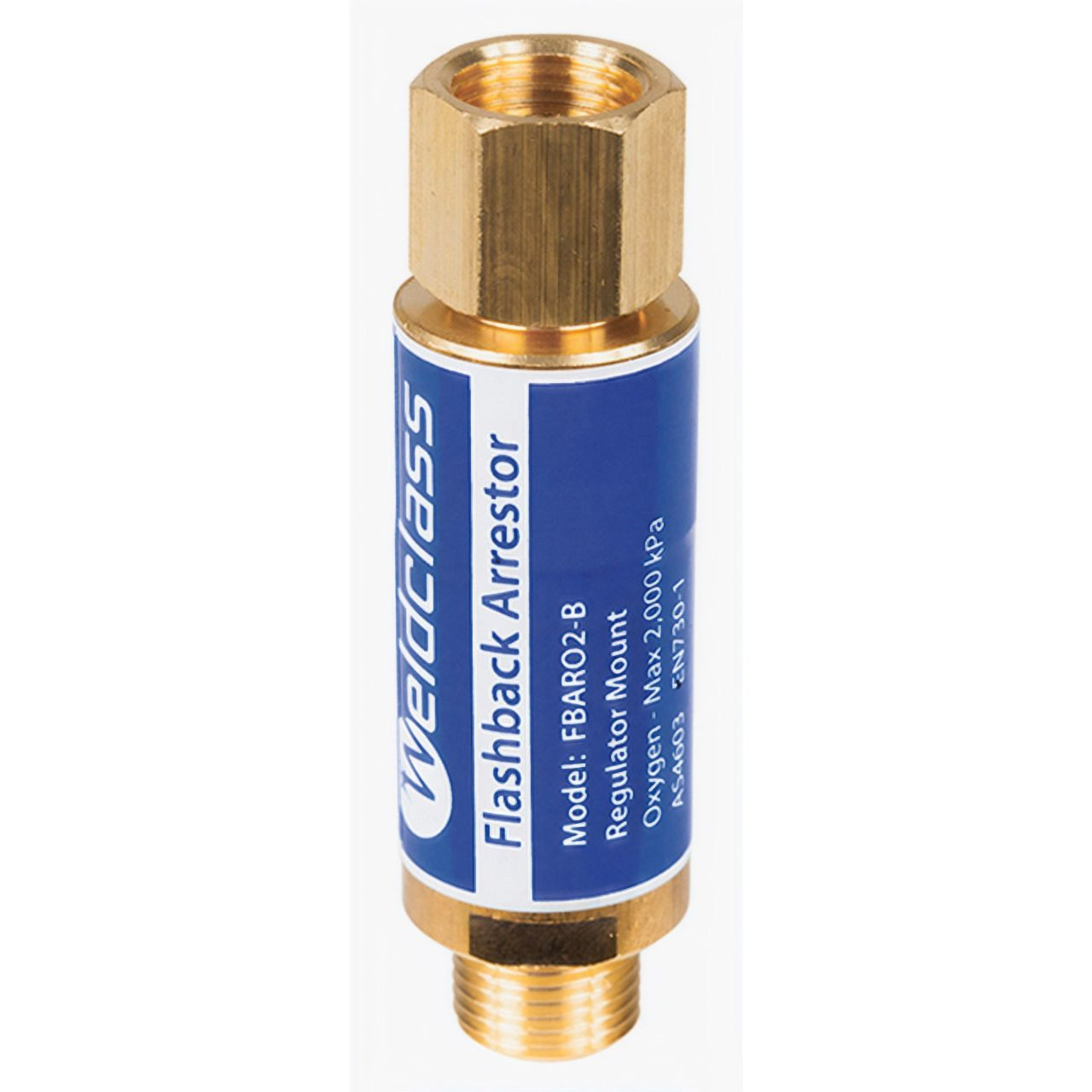 Zenarc Regulator End Oxygen Flashback Arrestor