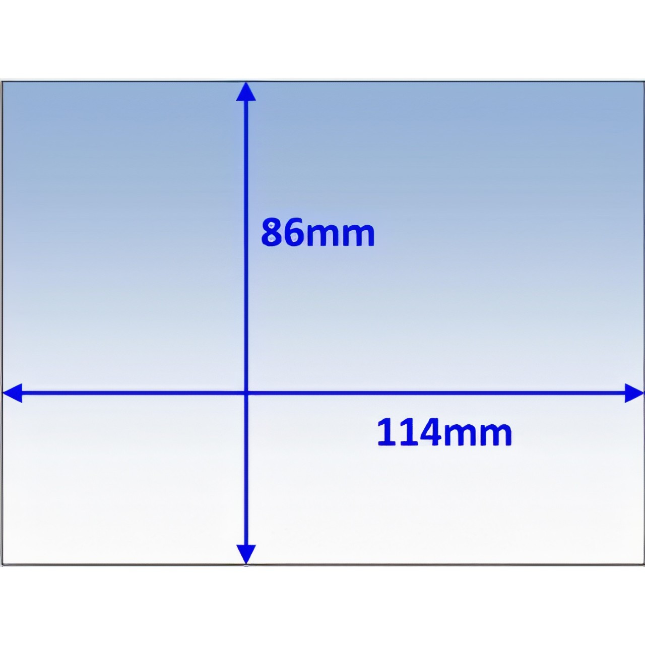 Clear Outer Lens 114x86mm suit Chameleon 10/pk