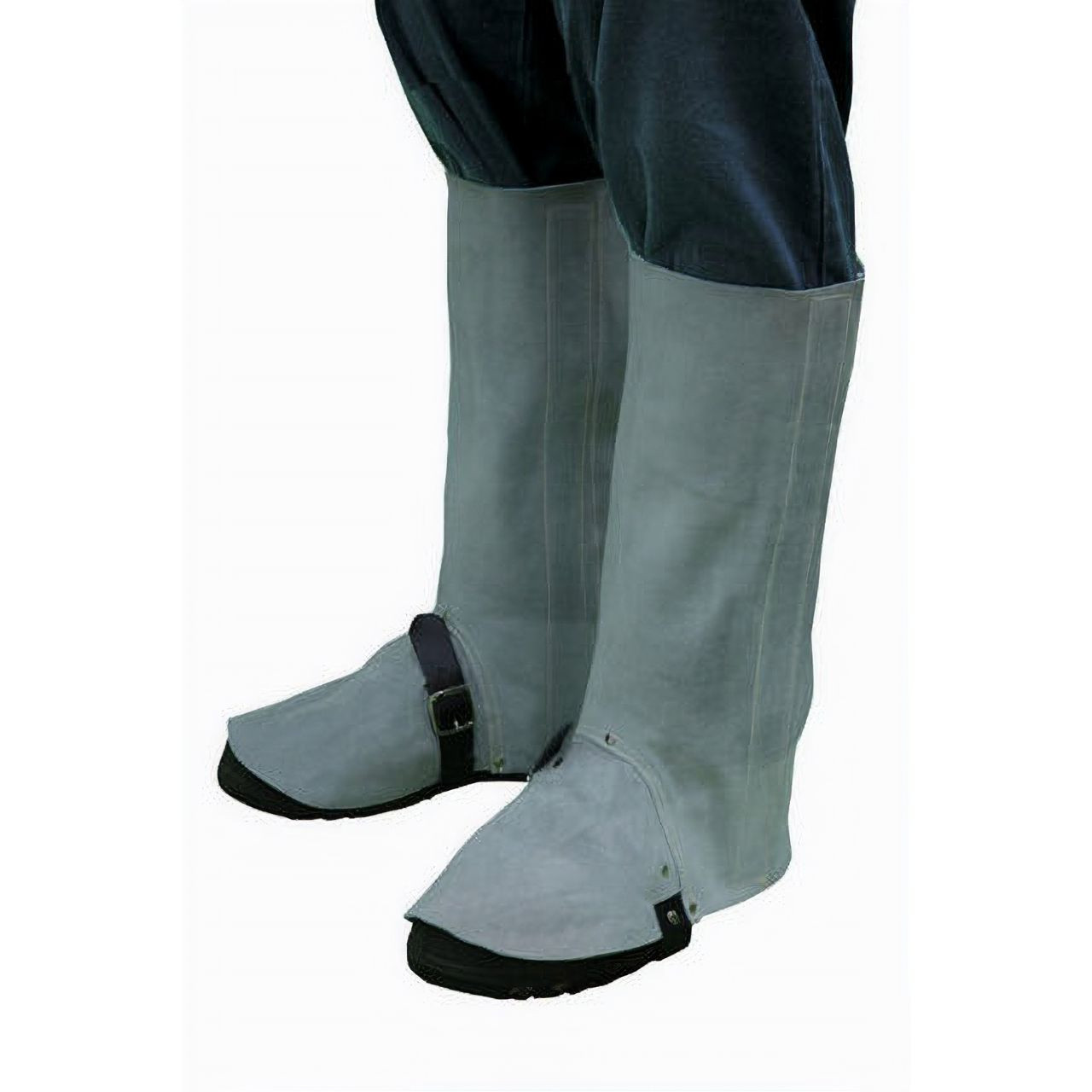 Chrome Leather Welders Leggings 400mm