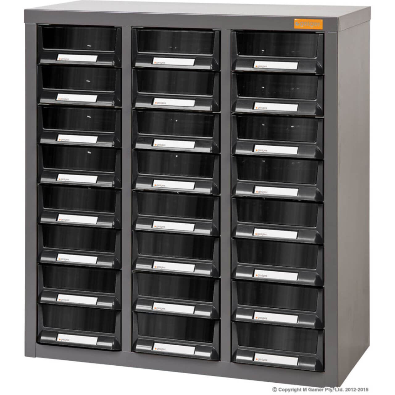 Geiger 24 Drawer A5 Parts Cabinet. 586W x 290D x 640H mm
