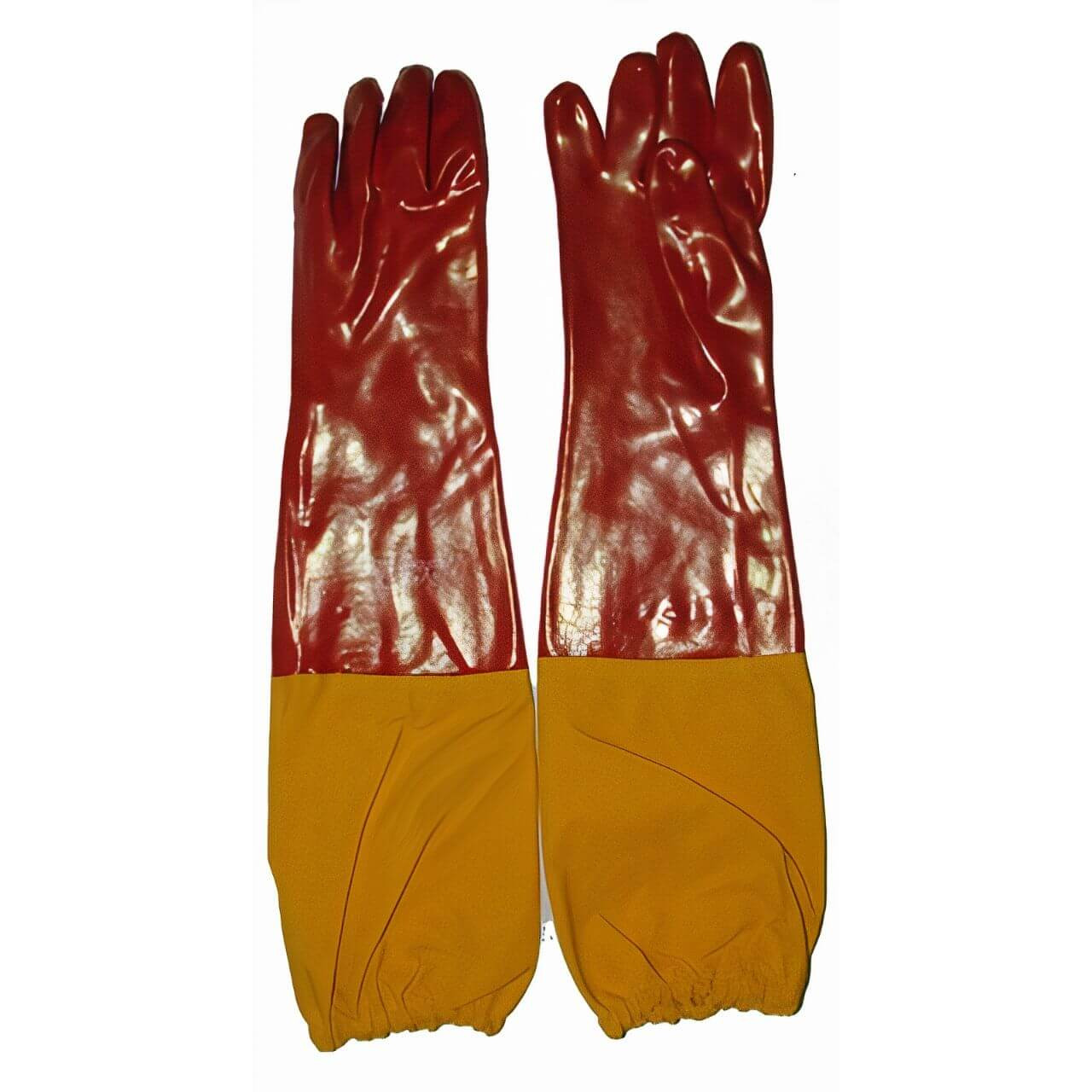 Red PVC Chemical Resistant Glove 60cm