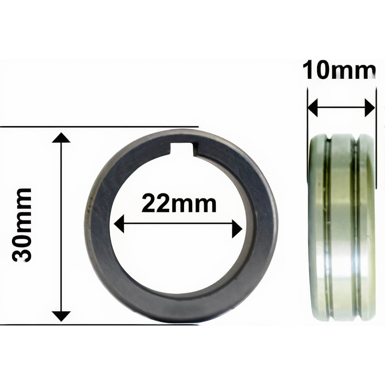 Band 30OD x 22ID x 10W 0.9/1.2mm Aluminium Drive Roller