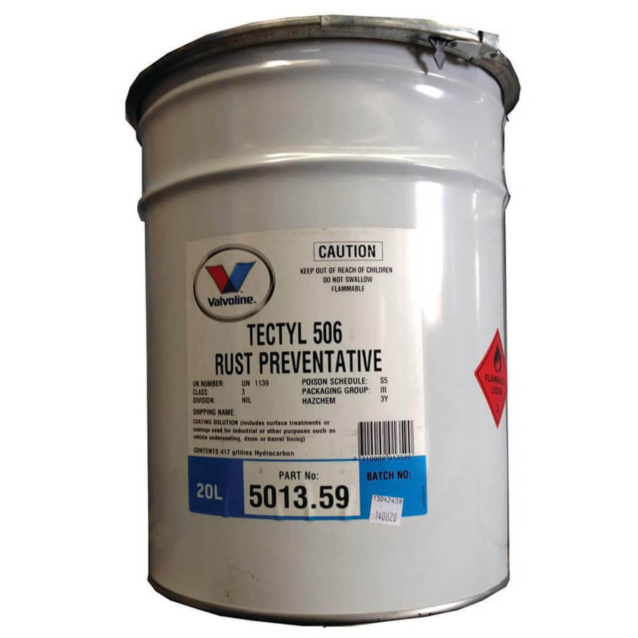 Valvoline Tectyl 506 Rust Preventative 20L