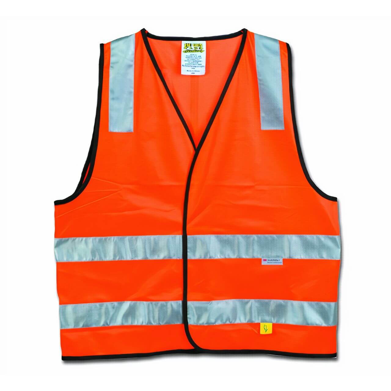 Maxisafe Hi-Vis Orange Safety Vest L - Day/Night Use
