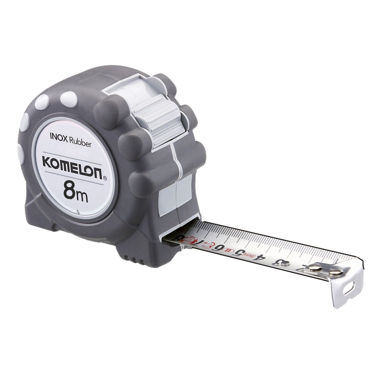 Komelon 8m x 25mm INOX Rubber Stainless Steel Tape