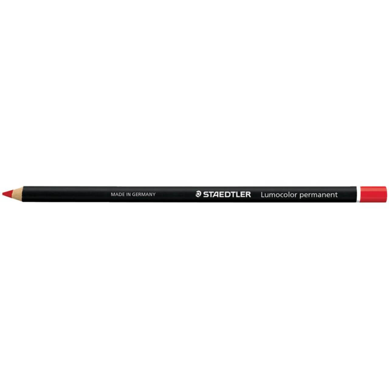 Staedtler Lumocolor Glasochrom Pencil Permanent Red Box 12