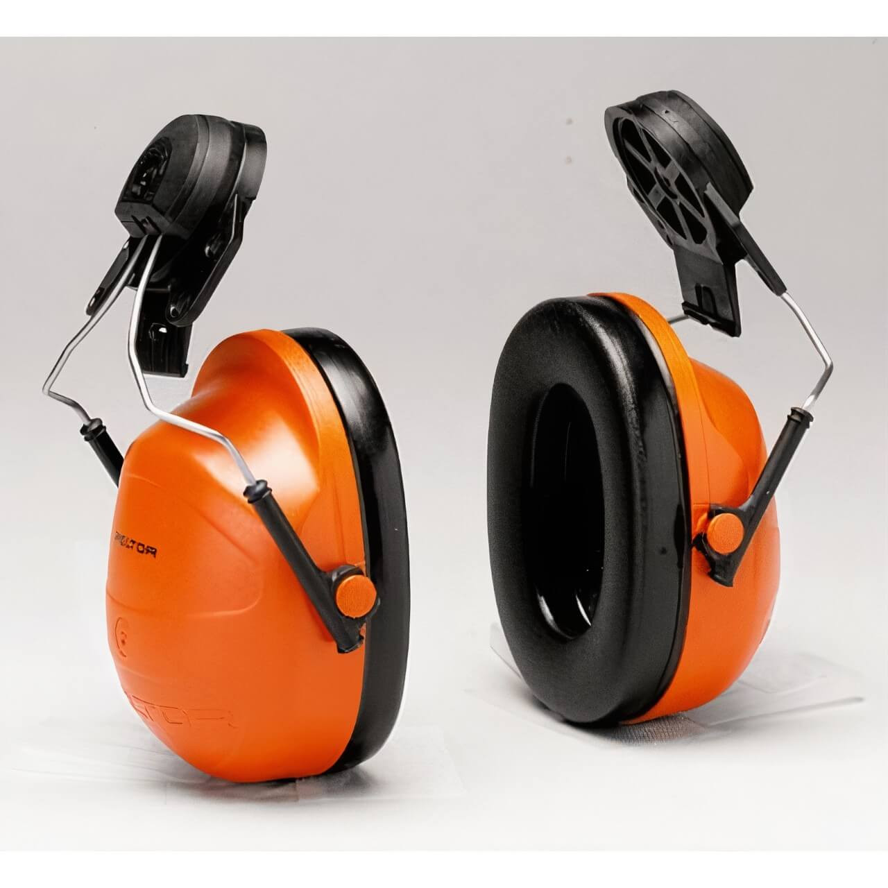 3M Orange Earmuffs with Helmet Attachment