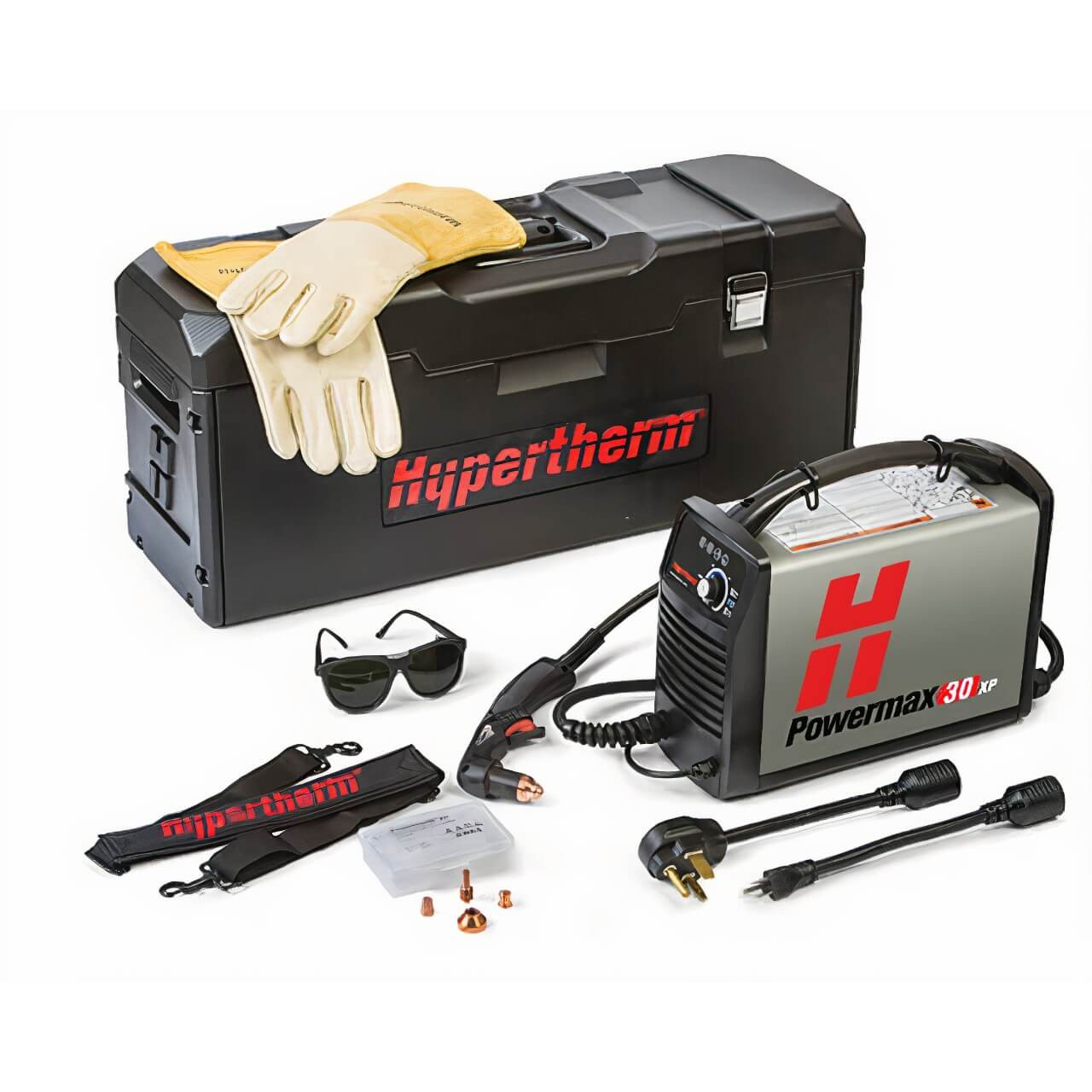 Hypertherm Powermax30 XP 240V Hand Plasma Cutter w/case. 4.5m Leads