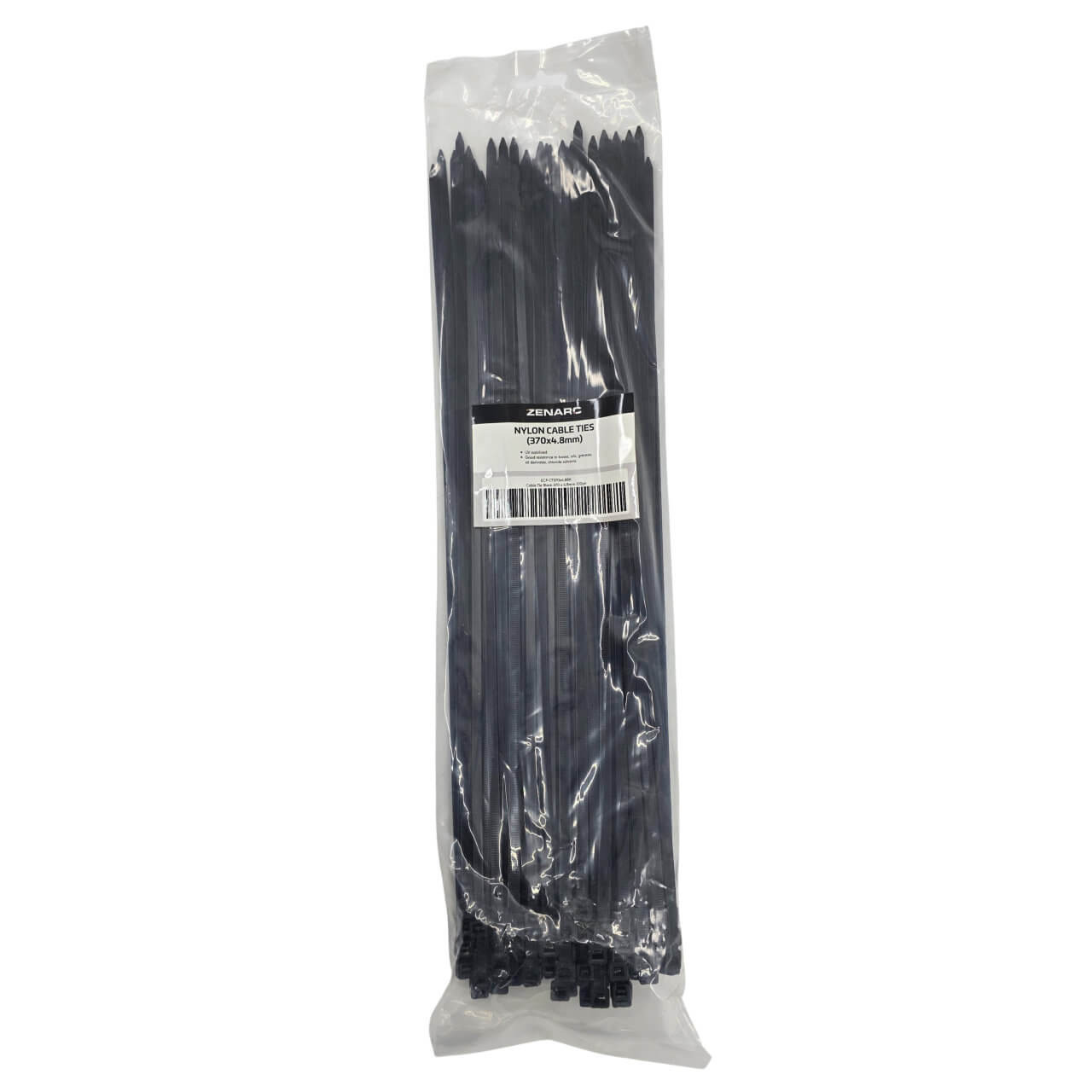 Cable Tie Black 370 x 4.8mm 100pk