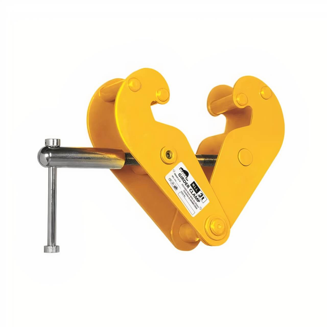 Beaver 80-320mm 3.0T WLL Yellow Girder Clamp