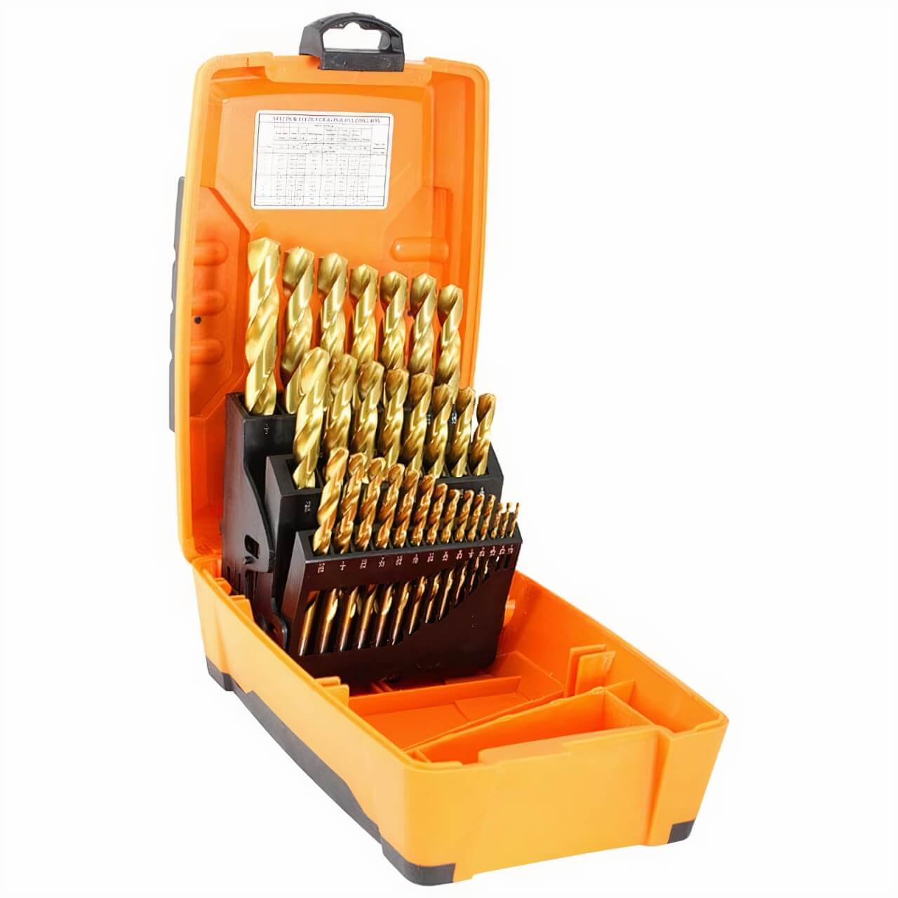 Alpha 1/16-1/2 Imperial Gold Series Tuffbox Drill Set 29pce