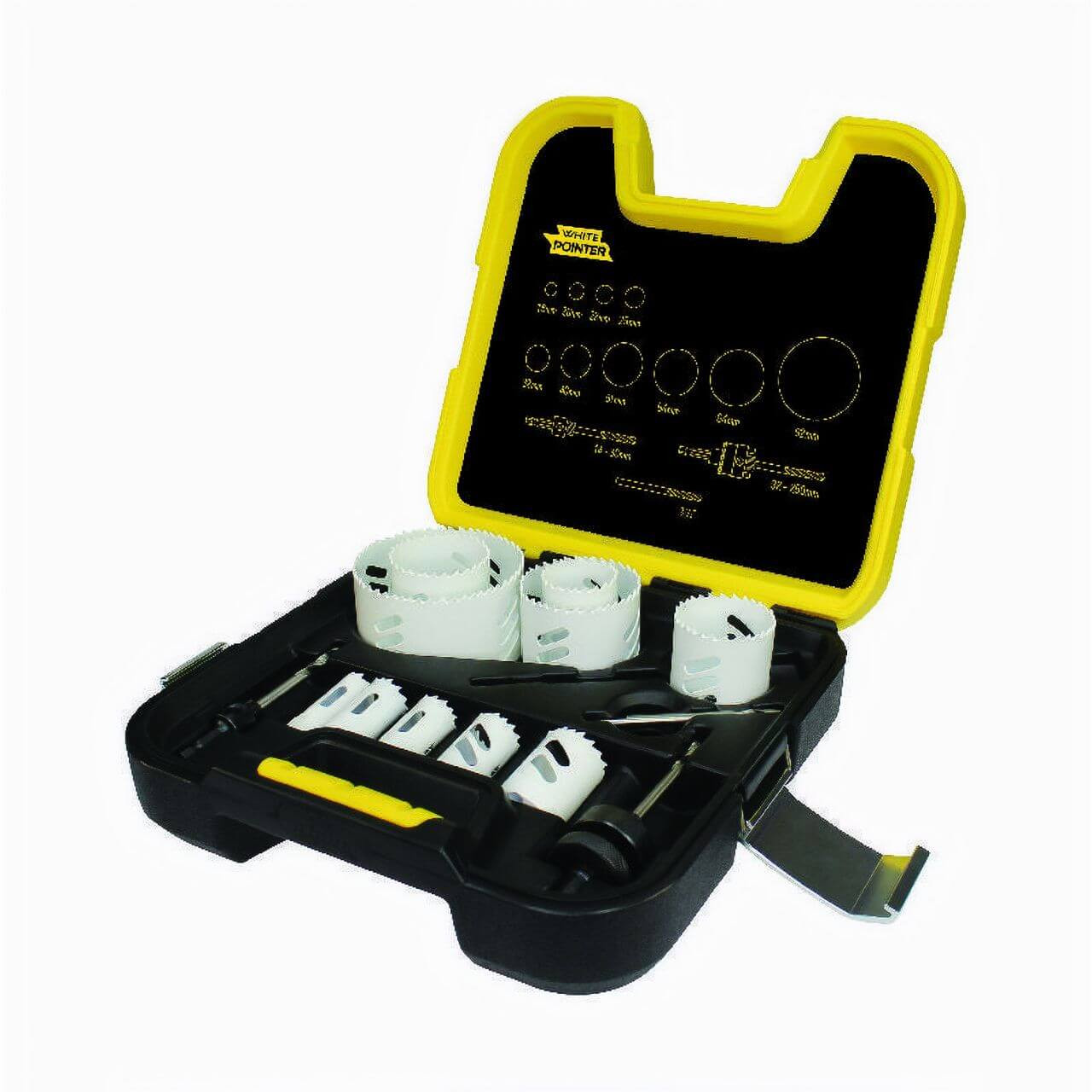Alpha 13pce Tradies White Pointer Holesaw Kit