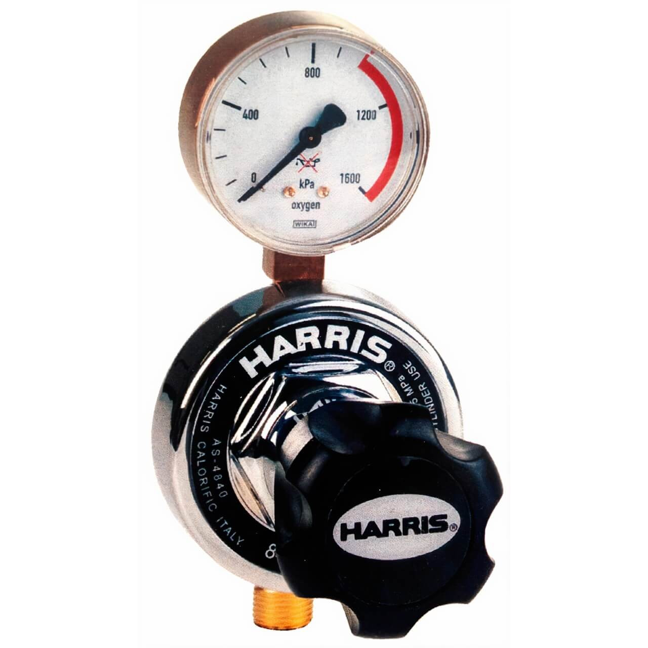 Harris 847 Oxygen Pipeline Regulator. Rear Inlet. 0-1000kpa