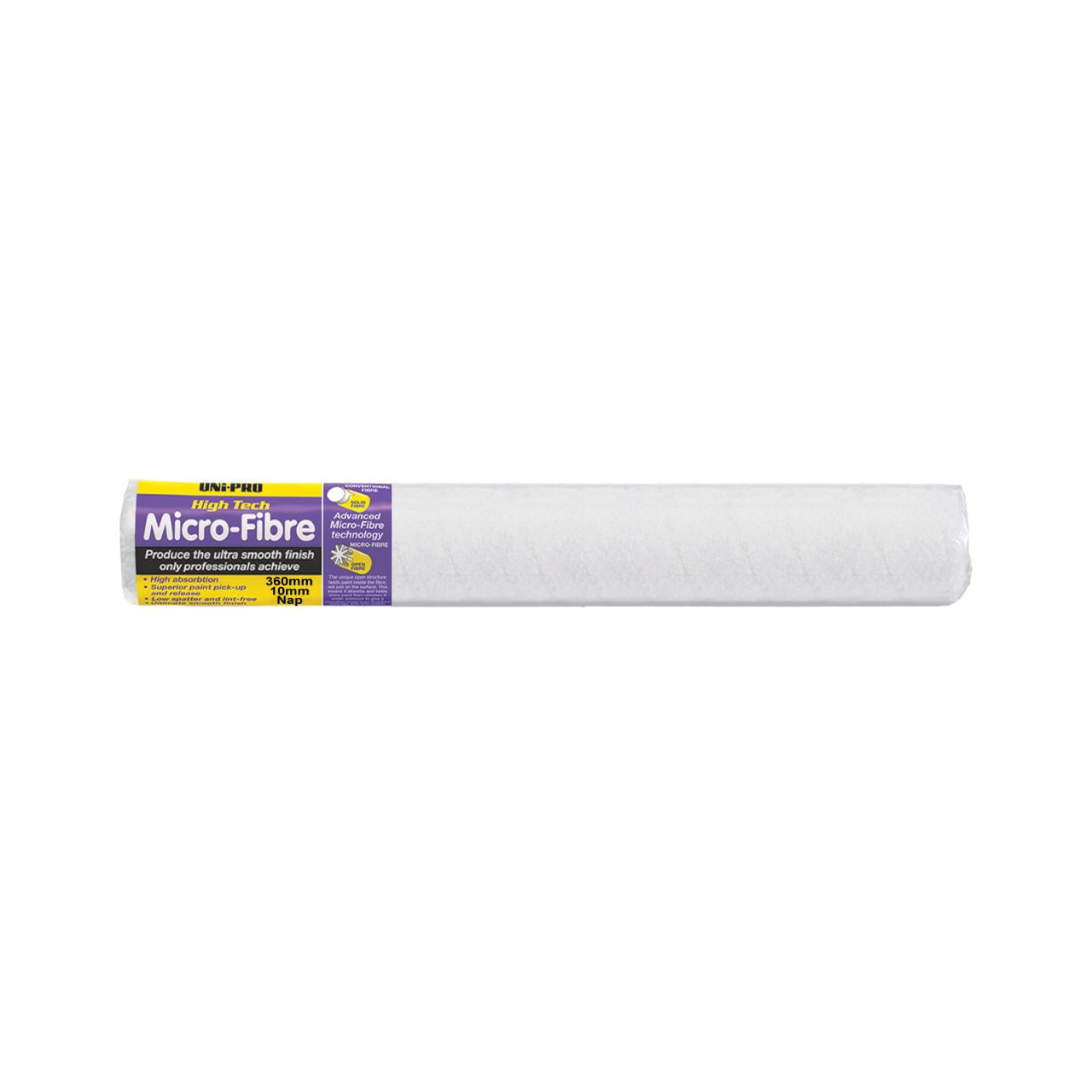 UNi-PRO 360mm High Tech Microfibre Cover. 10mm Nap