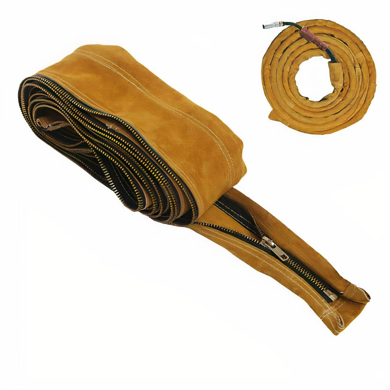 Leather Cable Cover 100mm x 6.7m Zip