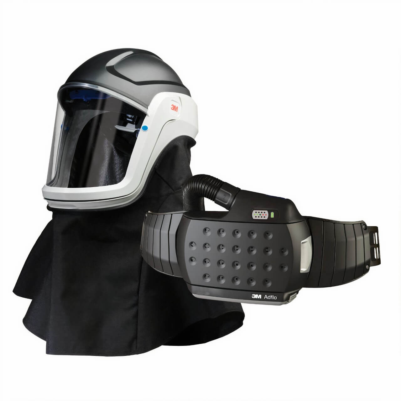 3M Versaflo M-407 Hard Hat Face Shield Adflo Heavy Duty PAPR FR Shroud