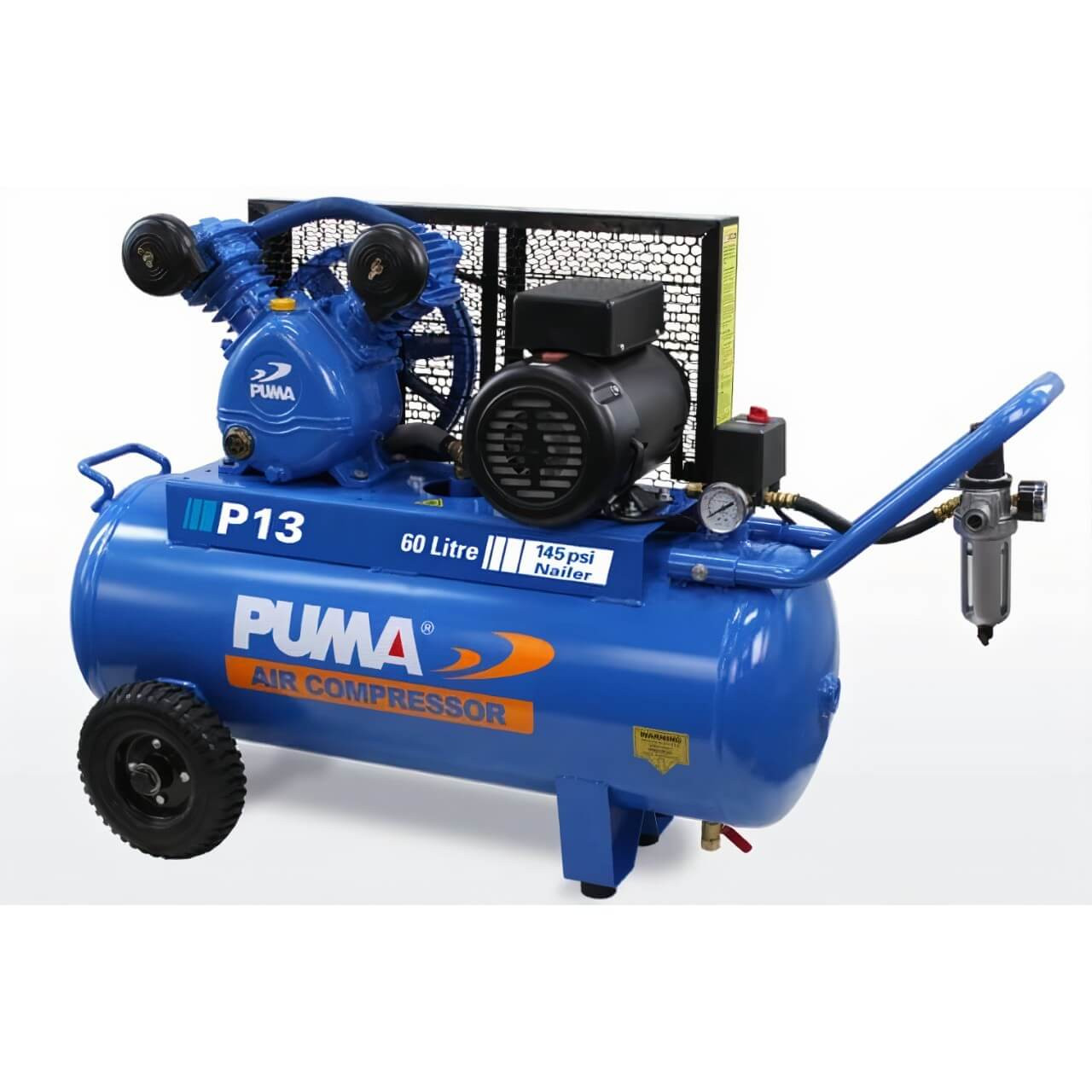 Puma P13 240V Air Compressor 2.2HP 60L 170L/min FAD