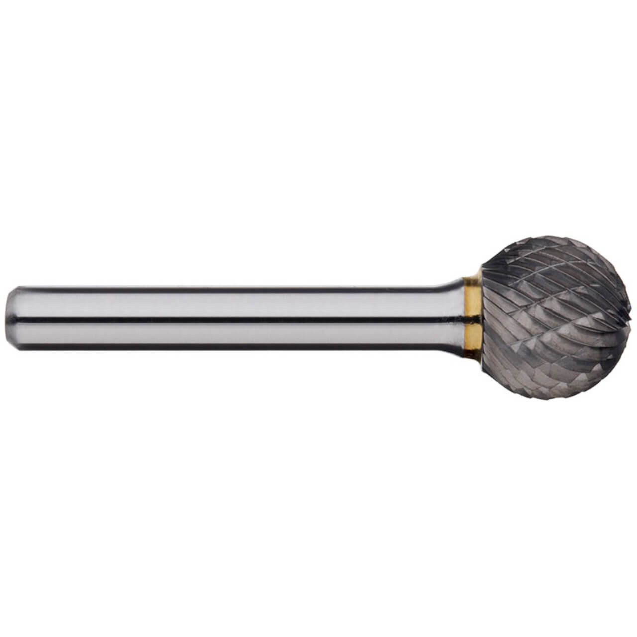 Alpha 5/8x9/16 Ball Shape Carbide Burr 1/4 Shank
