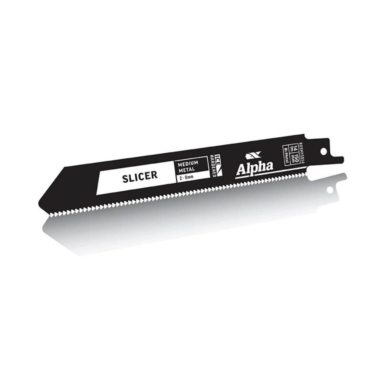 Alpha 150mm 14tpi Slicer Metal Reciprocating Saw Blade 5/pk