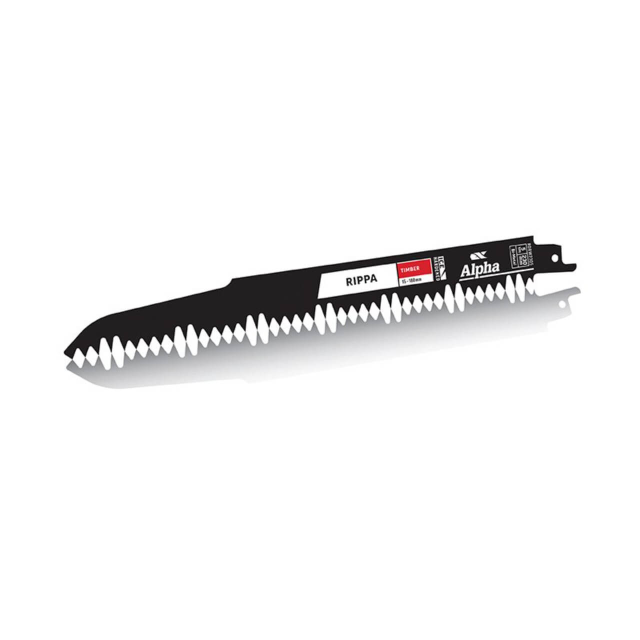 Alpha 230mm 5tpi Rippa Timber Reciprocating Saw Blade 5pk