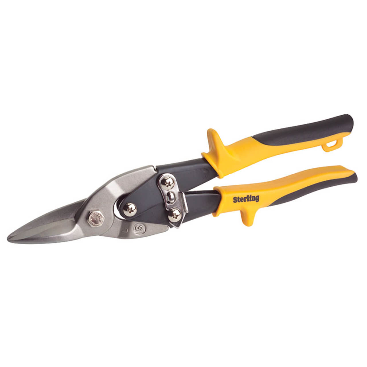 Sterling 180mm Yellow Straight Cut Aviation Snips