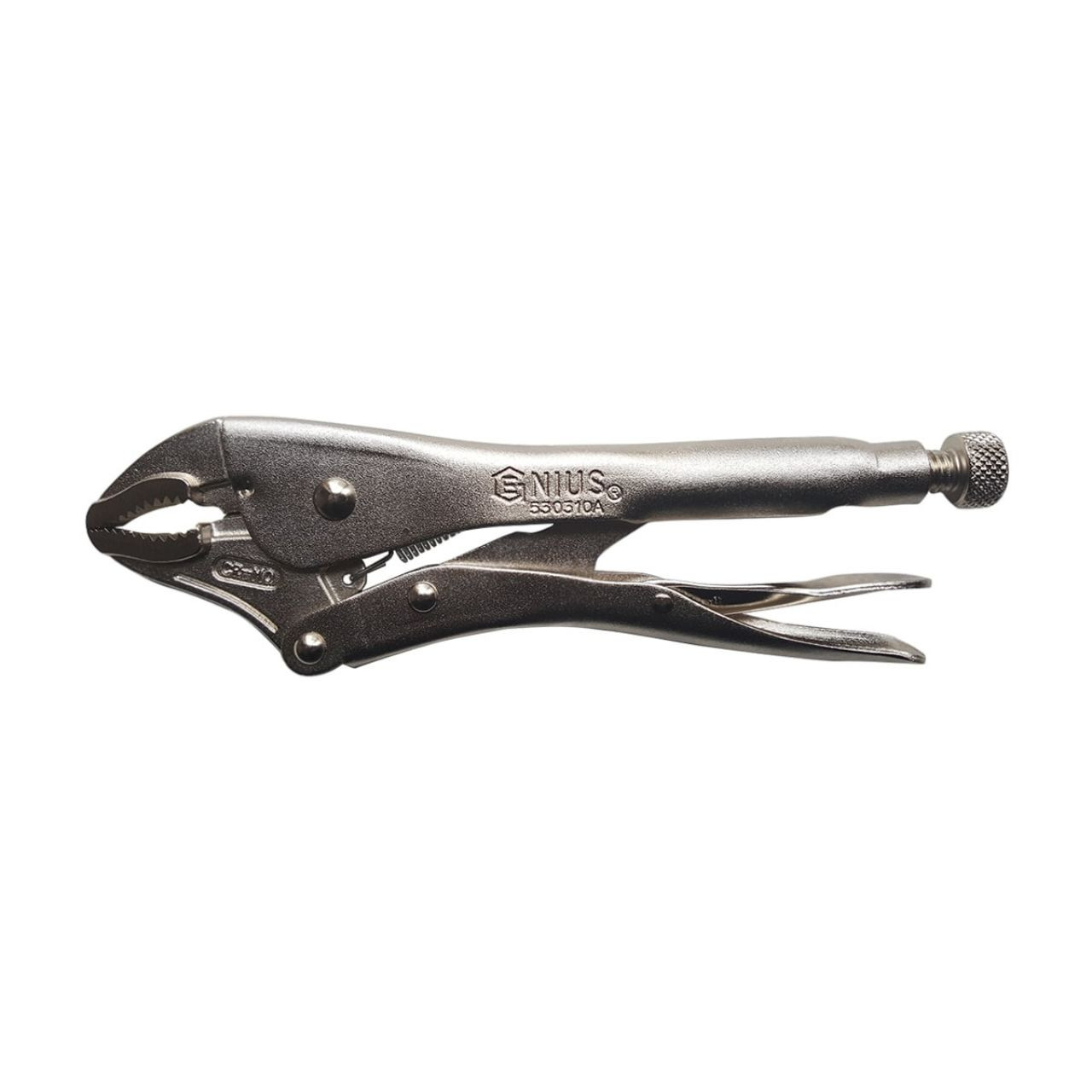 Genius 250mm Curved Jaw Locking Pliers With Cutter