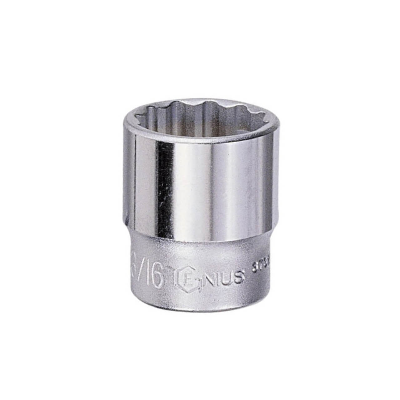Genius 3/8 Dr x 9/16 12pt C/V Hand Socket Imperial