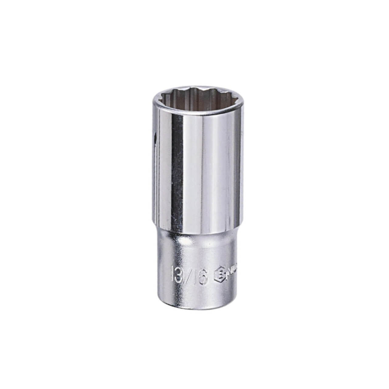 Genius 3/8 Dr x 14mm 12pt C/V Deep Hand Socket Metric