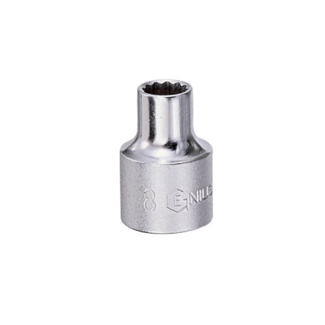 Genius 3/8 Dr x 10mm 12pt C/V Hand Socket Metric